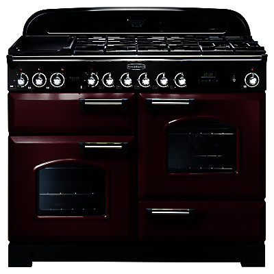 Rangemaster Classic Deluxe 110 Dual Fuel Range Cooker Cranberry Rangemaster Classic Deluxe 110 Dual Fuel Range Cooker Cranberry
